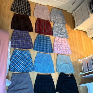 15 BRANDY MELVILLE SKIRTS